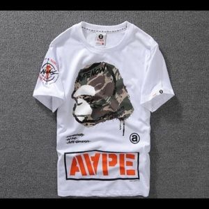 A bathing ape T-shirt.